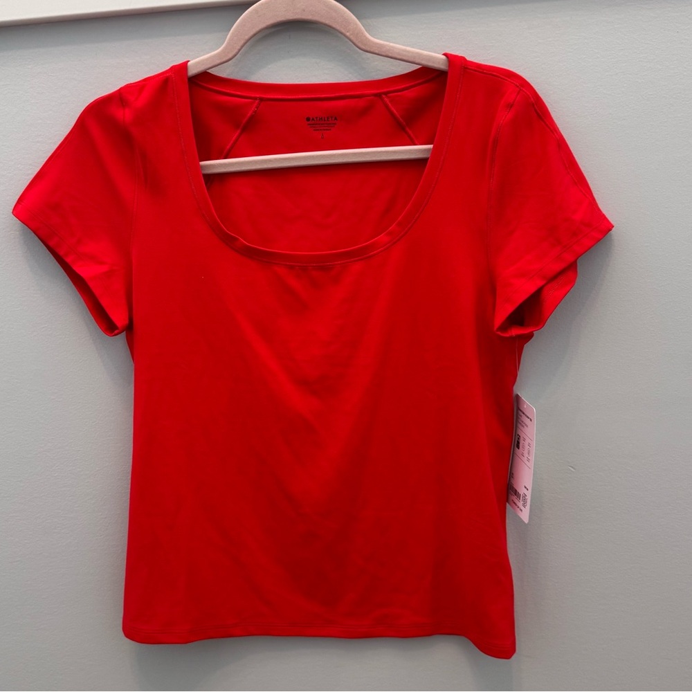 NWT Transcend Scoop Tee from Athleta. Size L. - Picture 3 of 8
